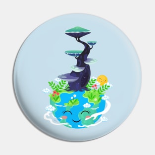 The Earth Loves Mashroom Pin