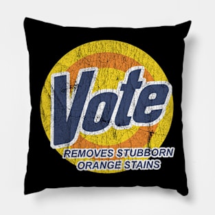 Vote Removes Stubborn Orange Stains Pillow