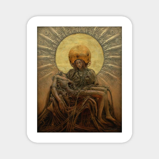 Android Pieta Magnet by Gric