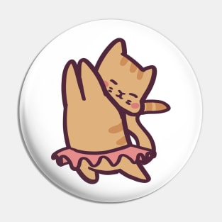 Cute Cat Ballerina Pin