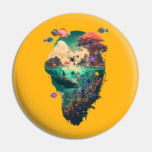 Tropical Life Pin