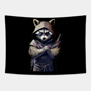 Raccoon Ninja Tapestry