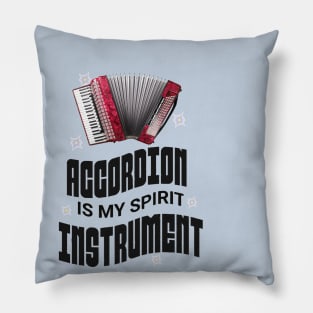 Musical instruments  are my spirit, accordion. Pillow