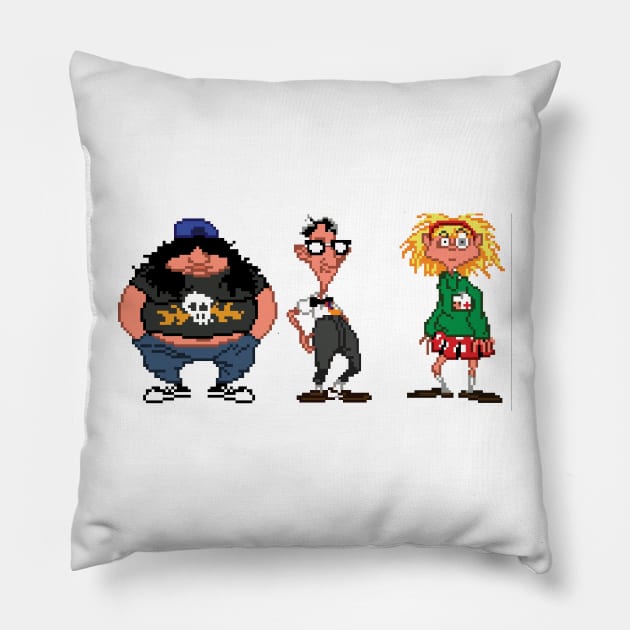 Day of the Tentacle Pillow by Retro8Bit Fashion Store