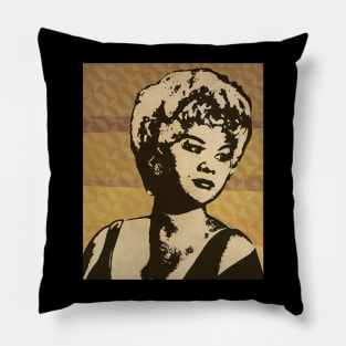 Etta james // Retro Poster Jazz Pillow