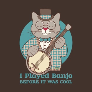 Cool Banjo Cat T-Shirt
