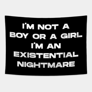 I'm Not A Boy Or A Girl I'm An Existential Nightmare Tapestry