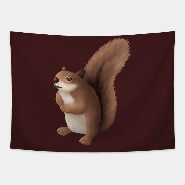 Squirrel Tapestry by CleanRain3675