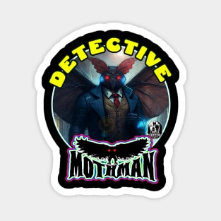 Detective Mothman Flying Humanoid Moth Crime Fighter Monster 2 Magnet