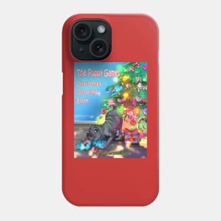 The Puppy Games Christmas Coloring Book Full Cover! Phone Case