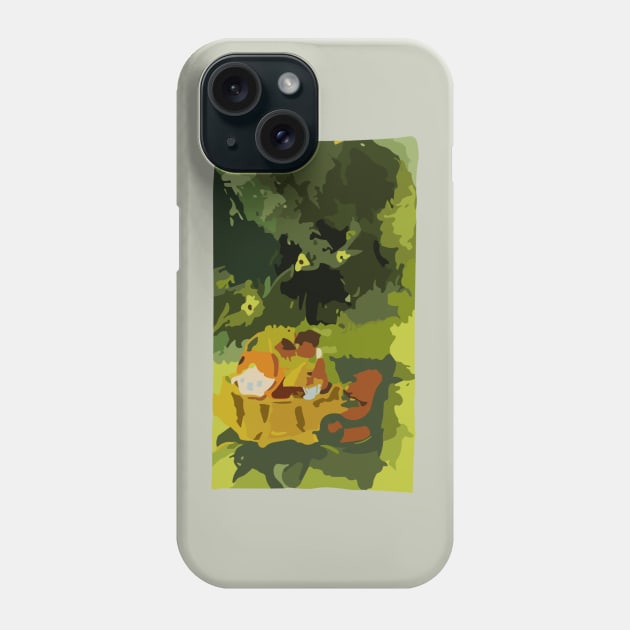 tea garden time Phone Case by Kikabreu