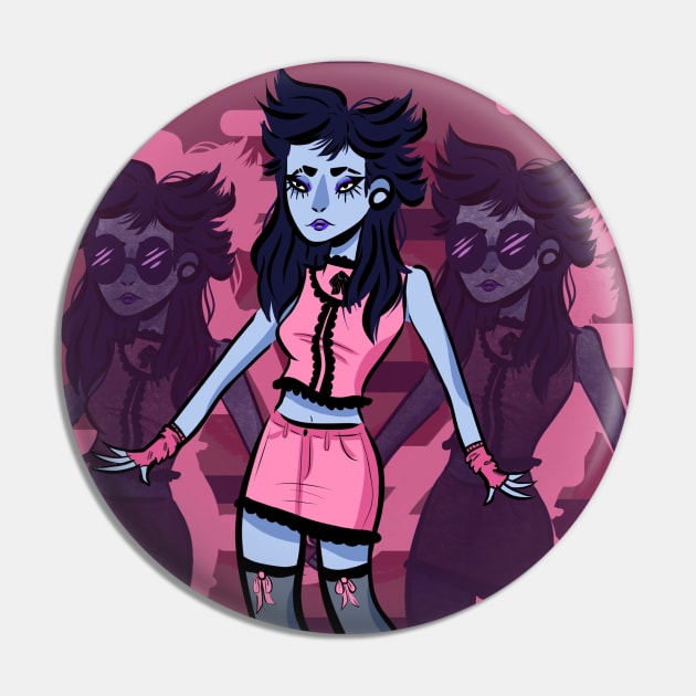 Alien Girl Pin by Mqed