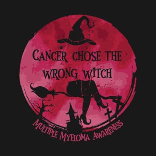 Witch Burgundy Multiple Myeloma Cancer T-Shirt