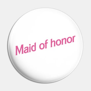 Maid of Honor Barbie logo Pin