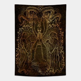 Nascentes Morimur. Born To Die (Version 2). Mystic and Occult Design. Tapestry