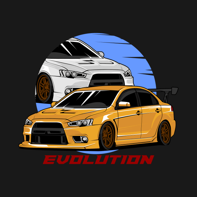 mitsubishi evolution by rclndsgn