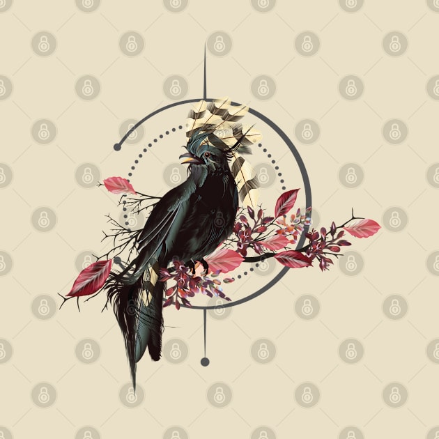 Boho Bird Art by BWXshirts