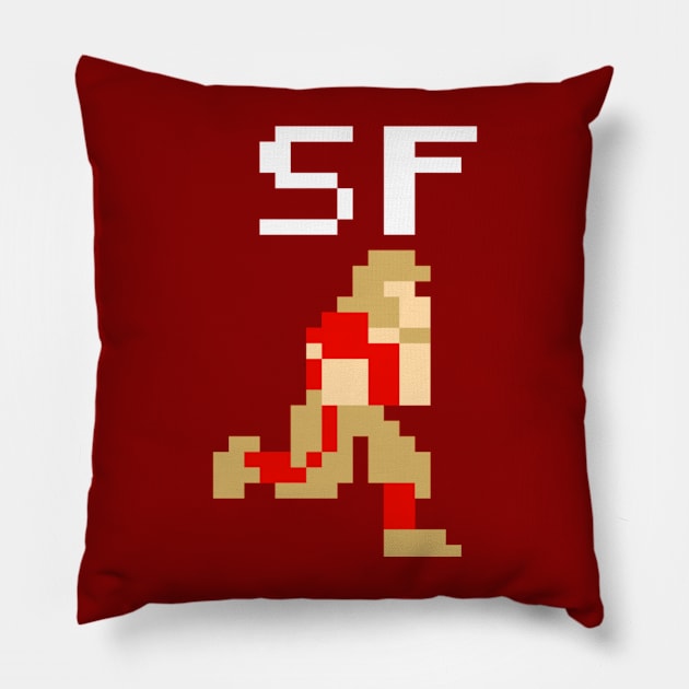 8Bit 49ers GO Pillow by RetroRaider