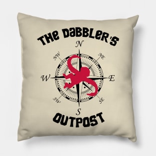 The Dabbler's Outpost w/ Logo Pillow