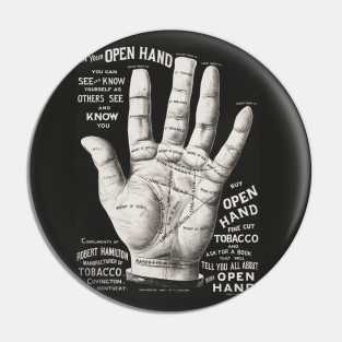 Open Hand - Tobacco Pin