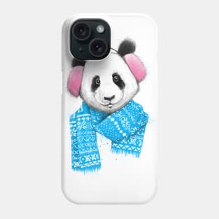 winter panda girl Phone Case