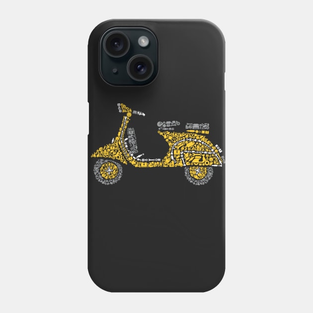 Scooter Phone Case by caffeinart