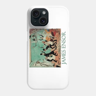 The Bad Doctors (1892) by James Ensor Phone Case