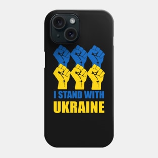 I stand with Ukraine Phone Case