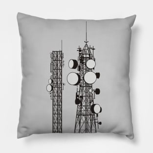 Communication Towers Pillow