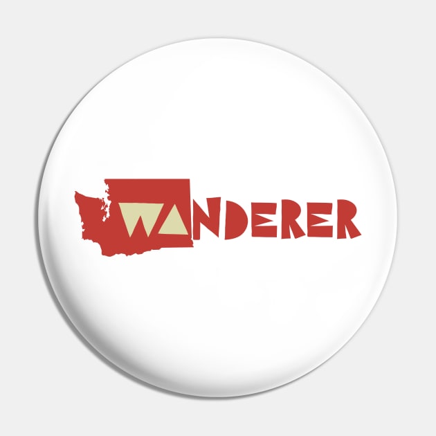 Washington Wanderer Pin by happysquatch