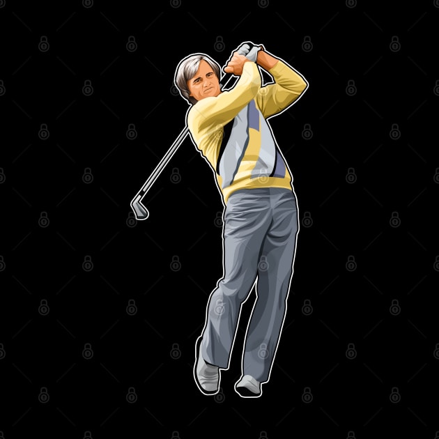 Greg Norman Master Golf Legend by RunAndGow