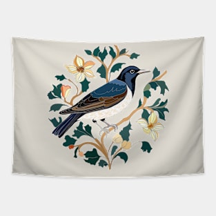 Elegant Starling Bird Tapestry