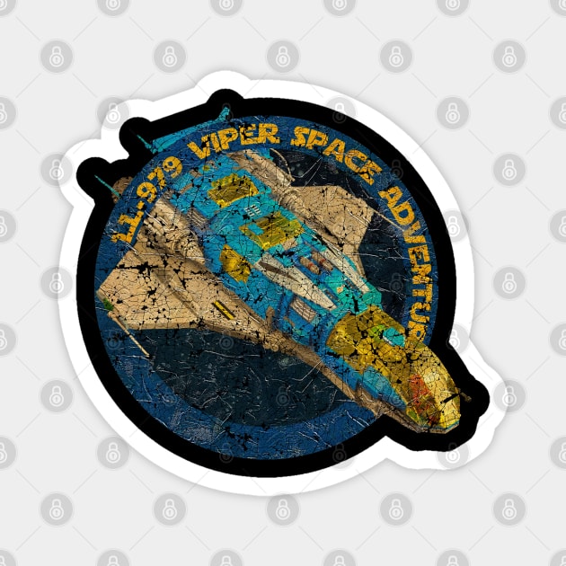 LL 979 Viper Space Adventure RETRO Magnet by mamahkian