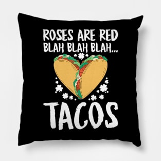 Funny Tacos ST patrick's Day Pillow