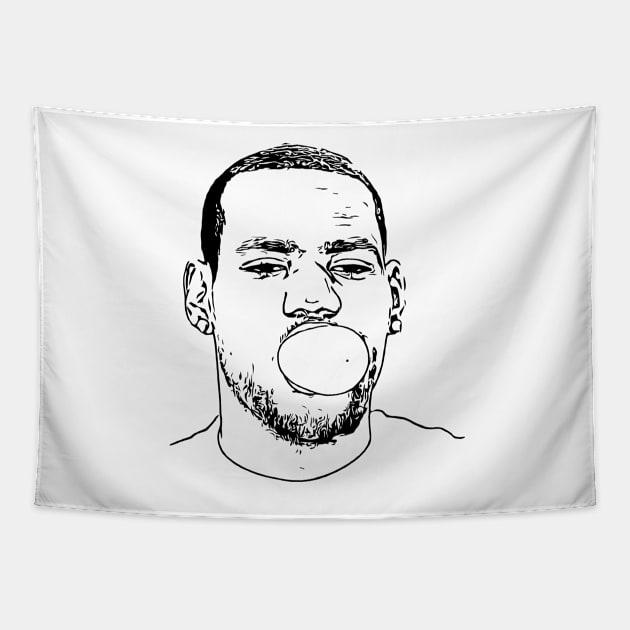 Lebron James Tapestry by Playful Creatives