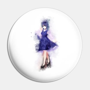 Akane Kurokawa - Oshi no Ko (Watercolor) Pin