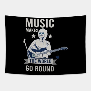 music makes the world go round Tapestry