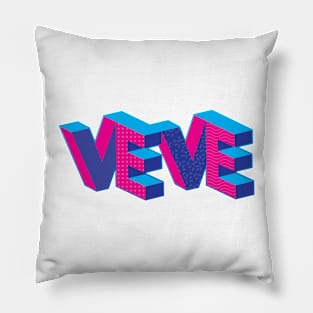 VEVE Block Letters Pillow