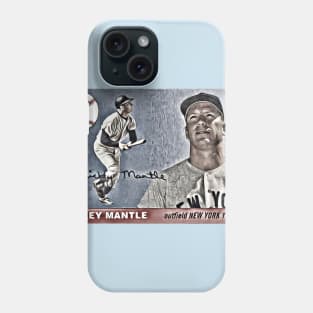 Mickey Mantle: Circa 1957 Flashback Champs Phone Case