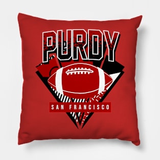 Purdy Retro San Francisco Football Pillow