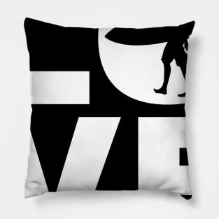 Love Surfing Gift For Surfers Pillow