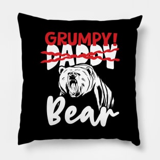 Grumpy Daddy Bear Pillow