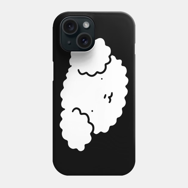 Fluffy Dog Face Phone Case by saradaboru