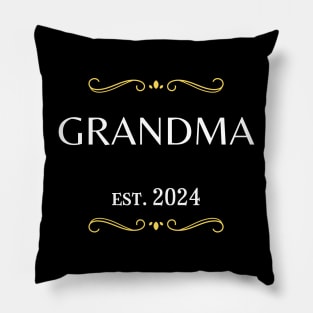 grandma to be - grandma est 2024 Pillow