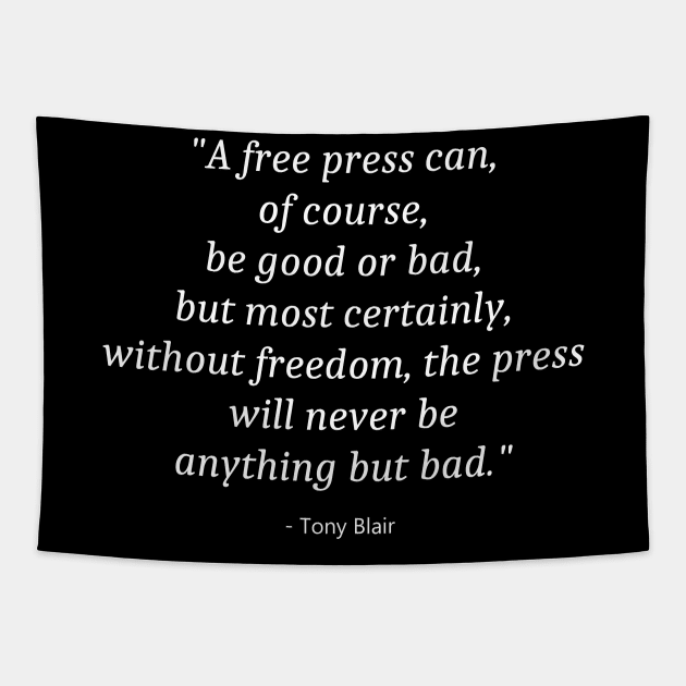 Free Press Tapestry by Fandie