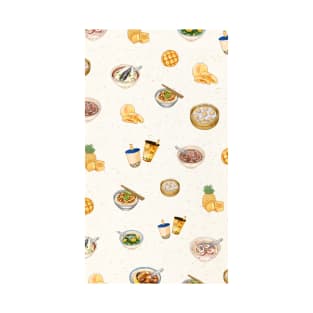 Taiwanese Food Pattern❤️ T-Shirt