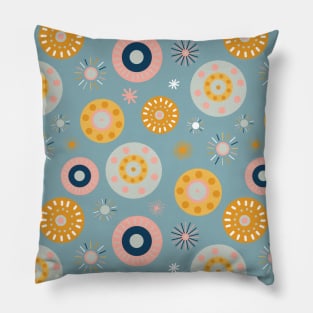 Circles Dots and Stars Pillow