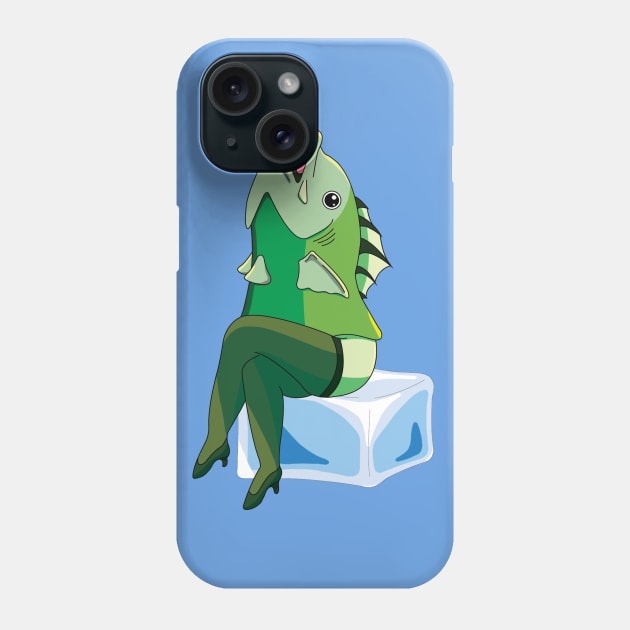 Fish Legs On Ice Phone Case by UnitMee