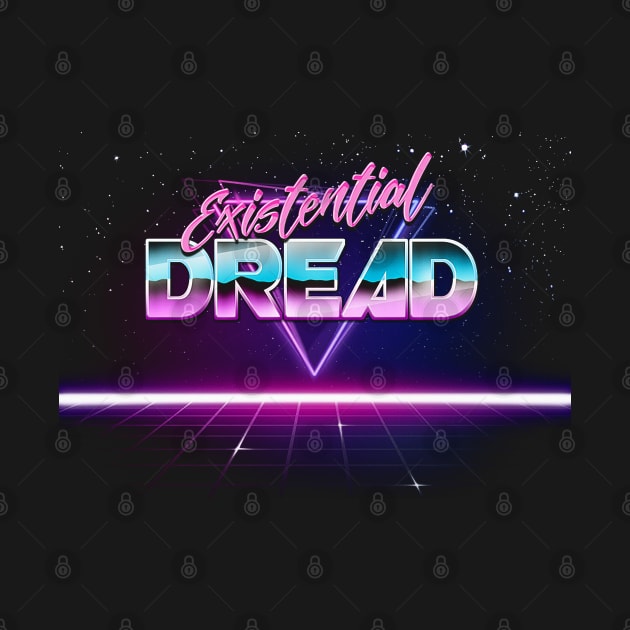 Existential Dread - Vaporwave Aesthetic Nihilism Design by DankFutura