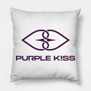 Purple Kiss Logo Pillow